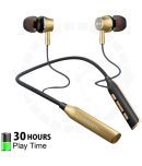 hitage VIPPO VNB-5786 PRO METAL In-the-ear Bluetooth Headset with Upto 25h Talktime True Wireless - Gold