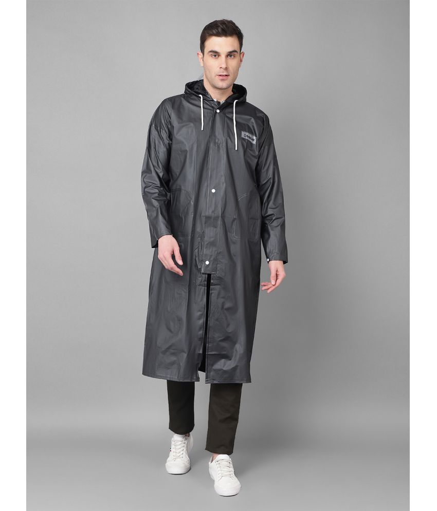     			Dollar Black Polyester Men's Raincoat ( Pack of 1 )