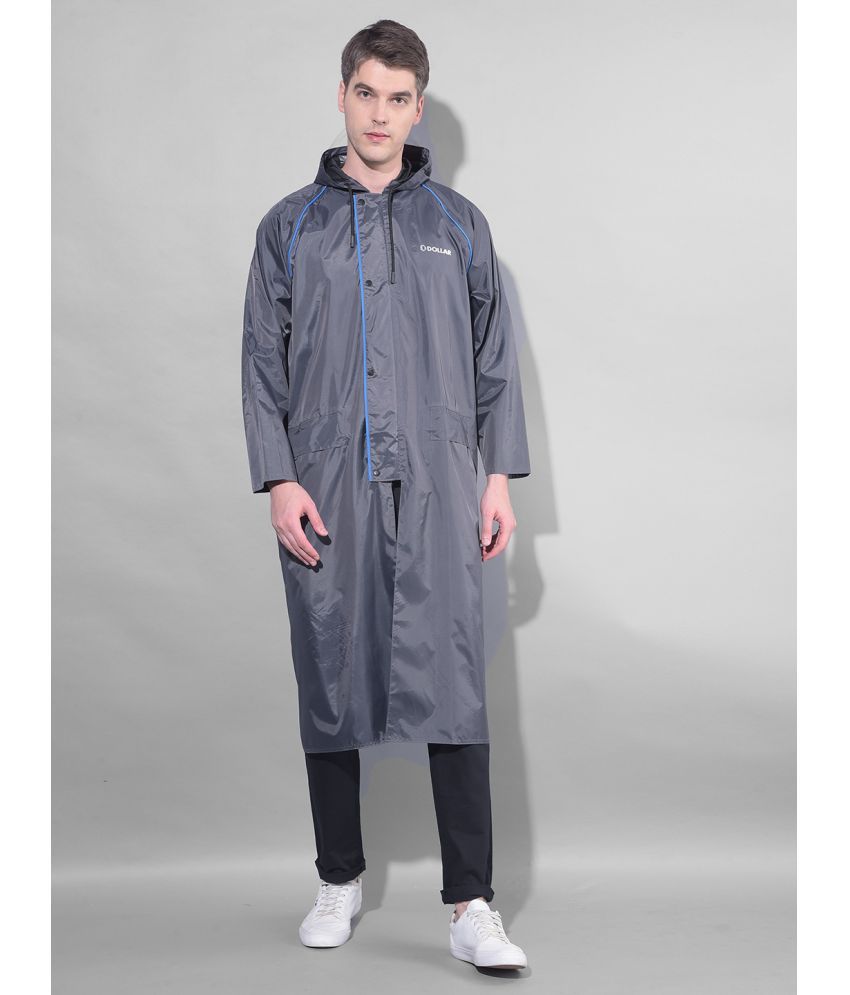     			Dollar Grey Polyester Men's Raincoat ( Pack of 1 )