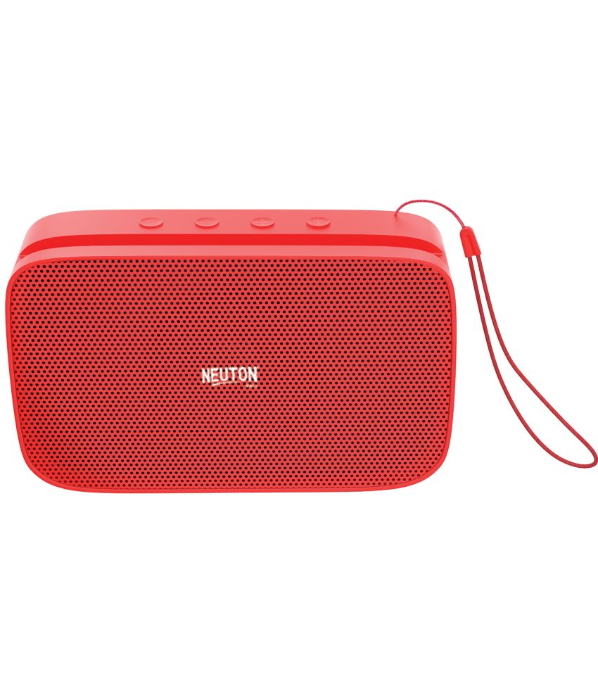     			NEUTON PRO JUNE 10 W Bluetooth Speaker Bluetooth V 5.1 with USB,3D Bass Playback Time 5 hrs Red