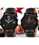 Lorenz Black PU Analog Men's Watch