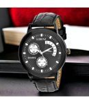 Lorenz Black PU Analog Men's Watch