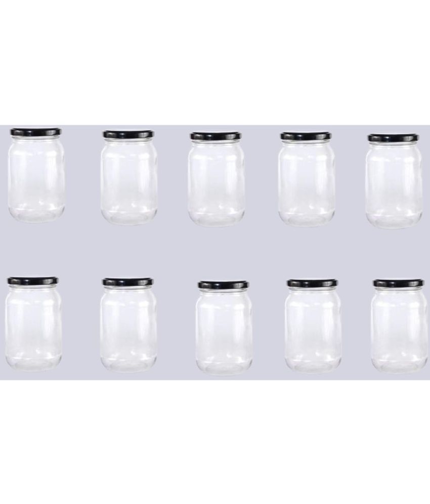     			AFAST Glass Container Jar Glass Nude Utility Container ( Set of 10 )