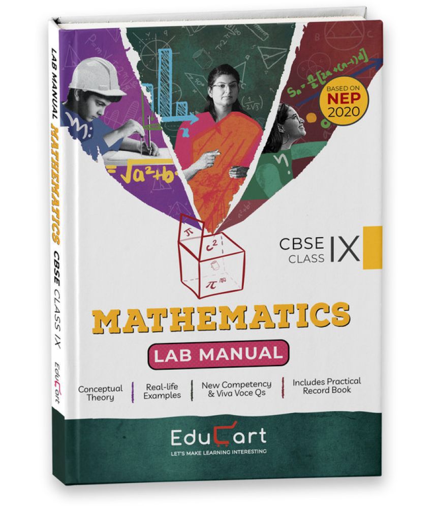     			Educart CBSE Lab Manual Class 9 Mathematics Book for 2024 Exam (Based on NEP 2020)