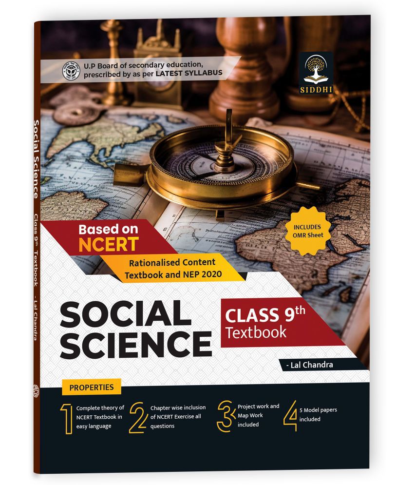     			Educart UP Board Class 9 SOCIAL SCIENCE Textbook 2024 (Based On Latest Pattern for 2024-25 Exam) English Medium
