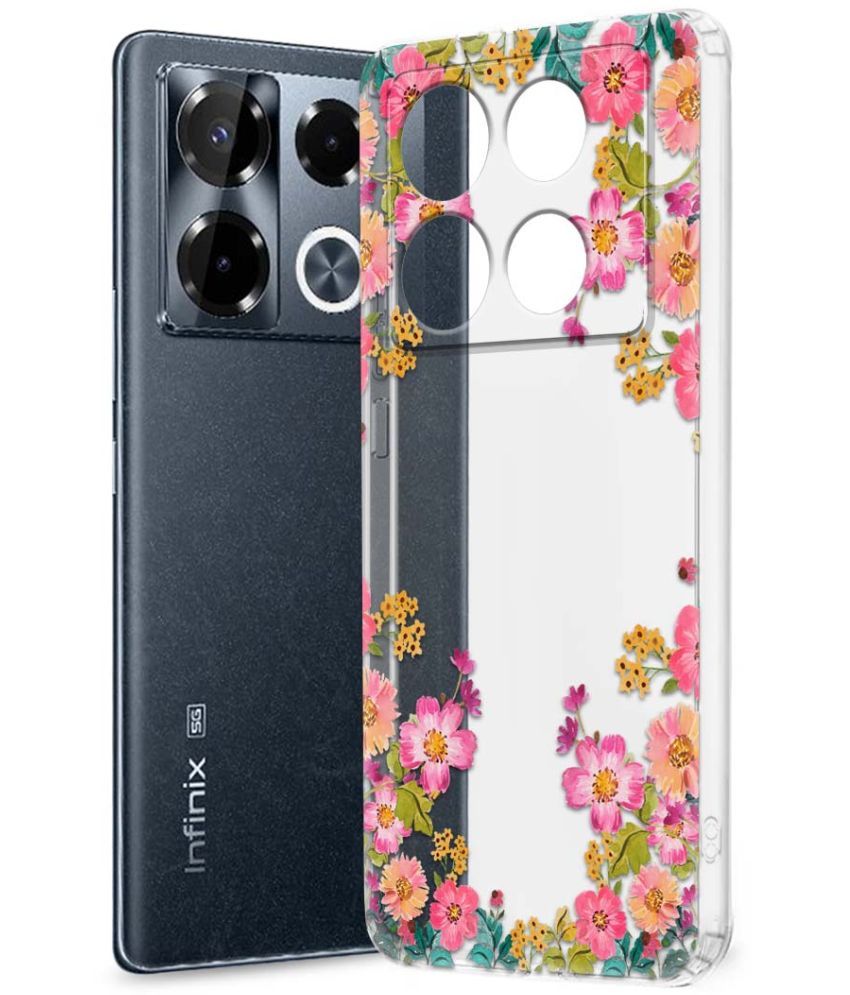     			Fashionury Multicolor Printed Back Cover Silicon Compatible For Infinix Note 40 pro plus 5G ( Pack of 1 )