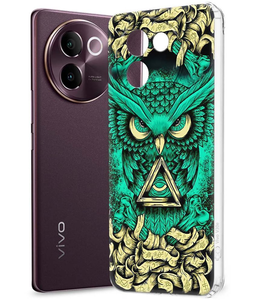     			Fashionury Multicolor Printed Back Cover Silicon Compatible For Vivo V30e 5G ( Pack of 1 )