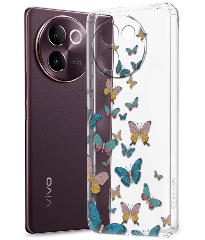     			Fashionury Multicolor Printed Back Cover Silicon Compatible For Vivo V30e 5G ( Pack of 1 )