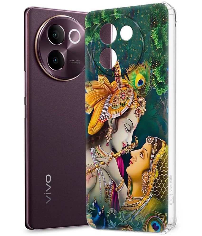     			Fashionury Multicolor Printed Back Cover Silicon Compatible For Vivo V30e 5G ( Pack of 1 )