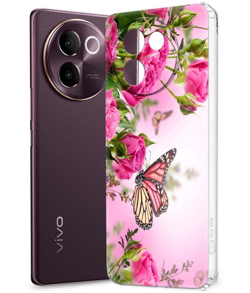     			Fashionury Multicolor Printed Back Cover Silicon Compatible For Vivo V30e 5G ( Pack of 1 )