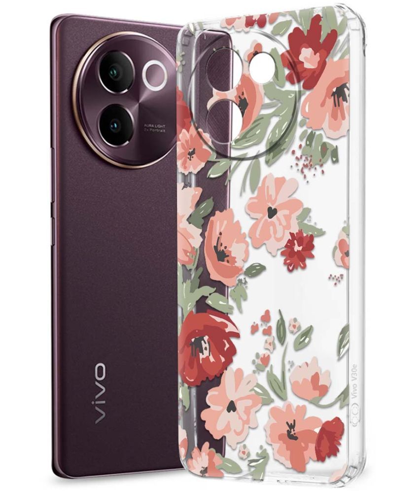     			Fashionury Multicolor Printed Back Cover Silicon Compatible For Vivo V30e 5G ( Pack of 1 )