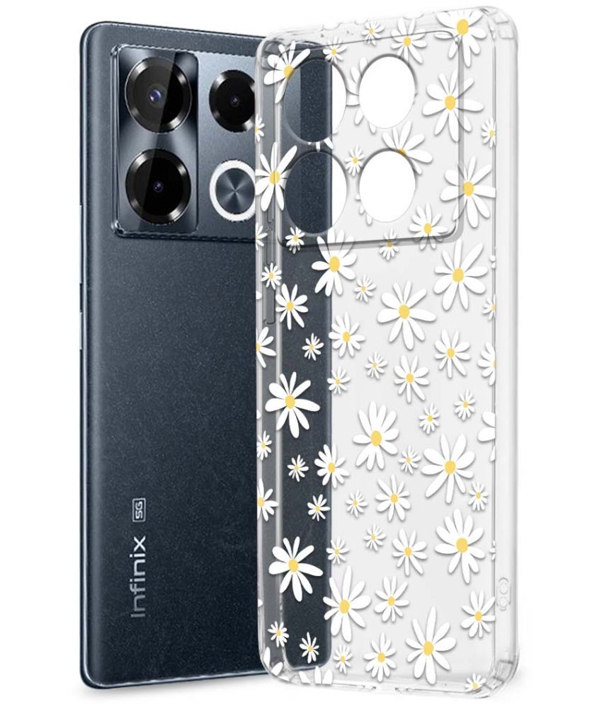     			Fashionury Multicolor Printed Back Cover Silicon Compatible For Infinix Note 40 pro plus 5G ( Pack of 1 )