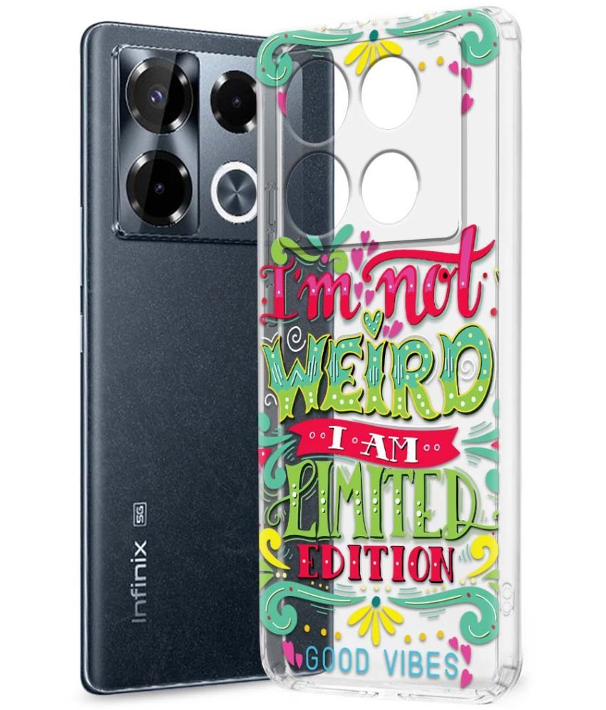     			Fashionury Multicolor Printed Back Cover Silicon Compatible For Infinix Note 40 pro plus 5G ( Pack of 1 )