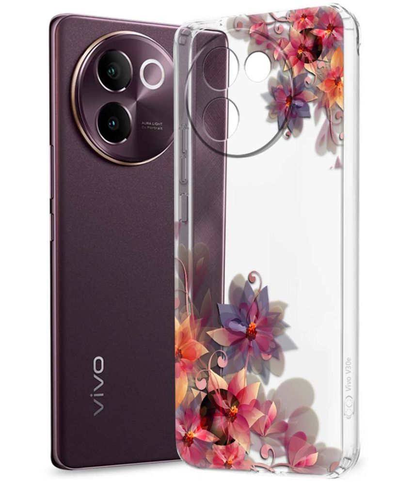     			Fashionury Multicolor Printed Back Cover Silicon Compatible For Vivo V30e 5G ( Pack of 1 )