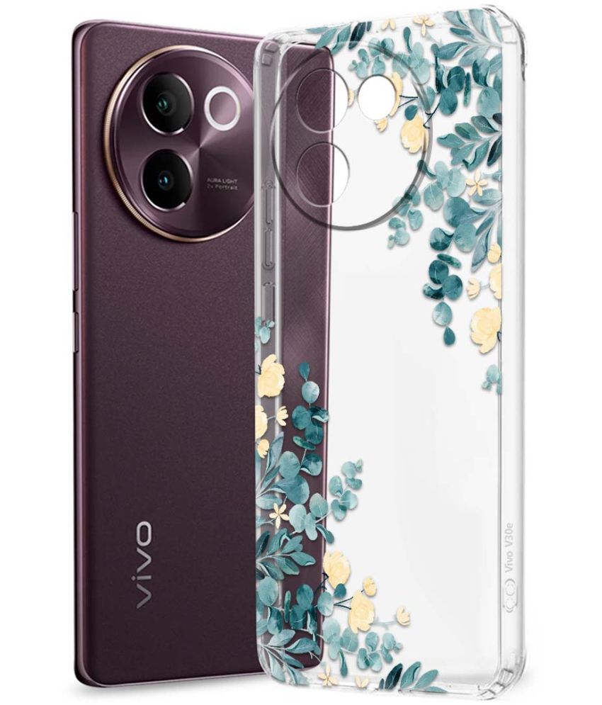     			Fashionury Multicolor Printed Back Cover Silicon Compatible For Vivo V30e 5G ( Pack of 1 )