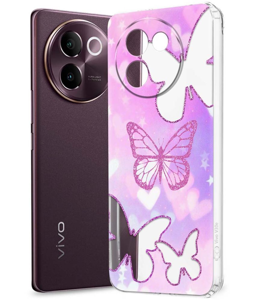     			Fashionury Multicolor Printed Back Cover Silicon Compatible For Vivo V30e 5G ( Pack of 1 )