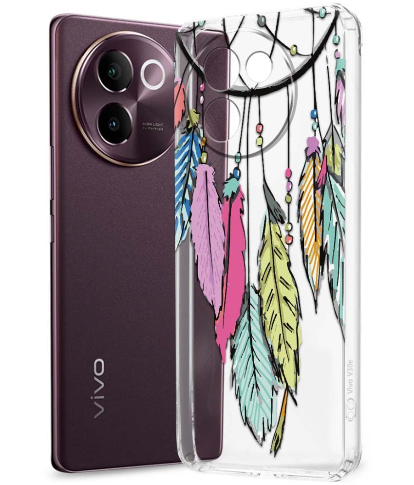     			Fashionury Multicolor Printed Back Cover Silicon Compatible For Vivo V30e 5G ( Pack of 1 )