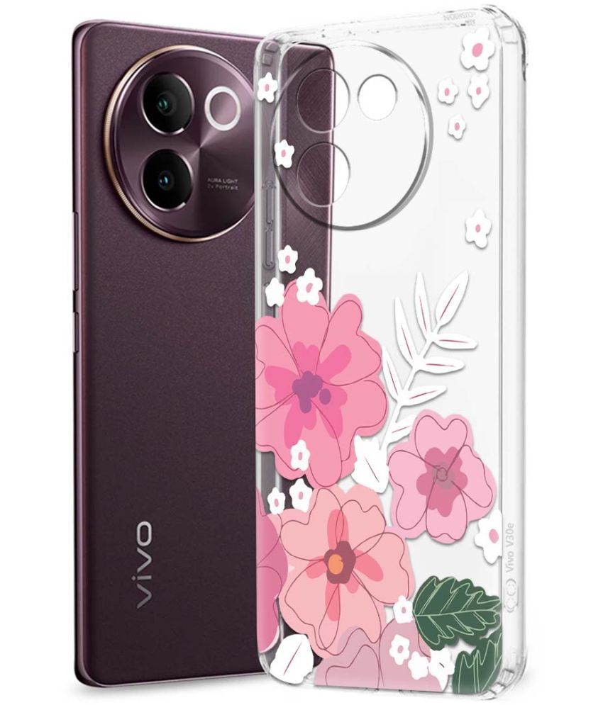     			Fashionury Multicolor Printed Back Cover Silicon Compatible For Vivo V30e 5G ( Pack of 1 )