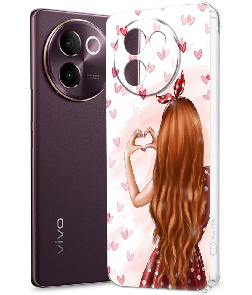     			Fashionury Multicolor Printed Back Cover Silicon Compatible For Vivo V30e 5G ( Pack of 1 )