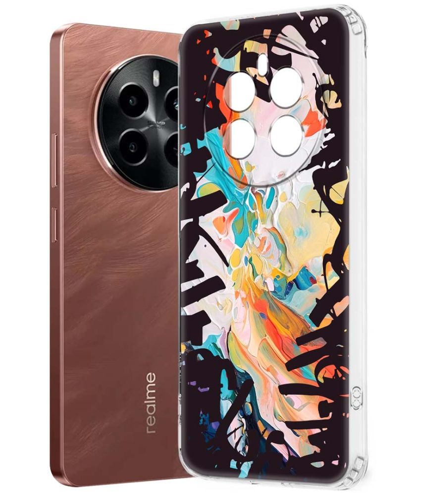     			Fashionury Multicolor Printed Back Cover Silicon Compatible For Realme P1 5G ( Pack of 1 )