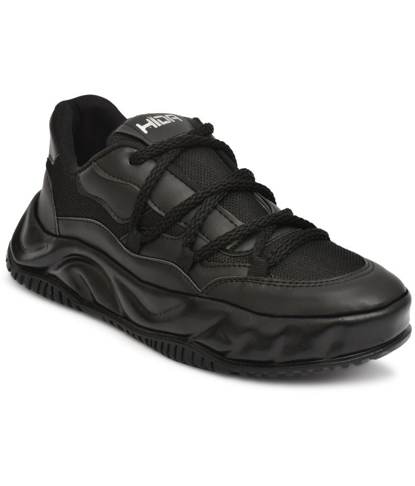     			HiDa Black Men's Lifestyle Shoes