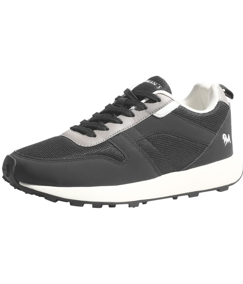     			Neemans Black Men's Sneakers