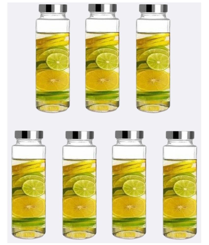     			Somil Glass Container Jar Glass Transparent Utility Container ( Set of 7 )