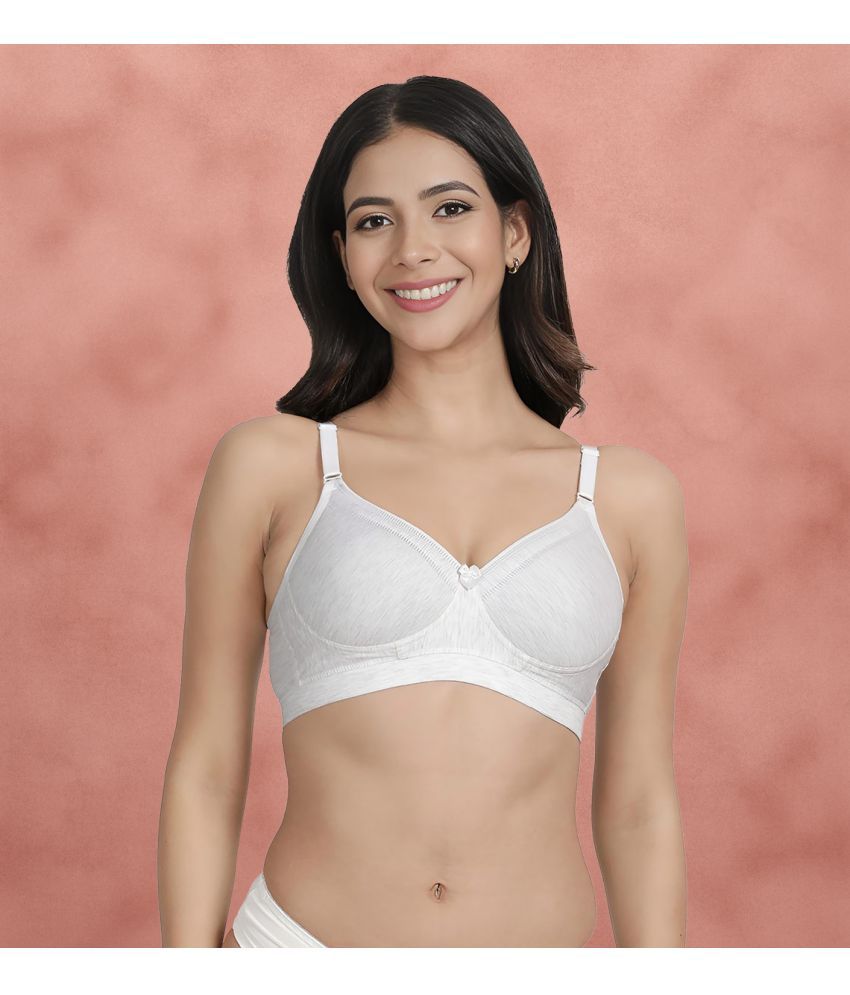     			Susie Light Grey Cotton Blend Lightly Padded Women's Everyday Bra ( Pack of 1 )