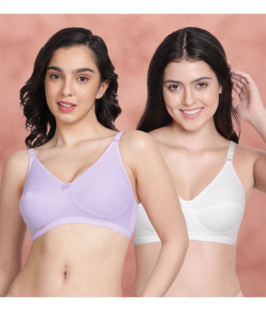     			Susie Pack of 2 Polyester Non Padded Women's Everyday Bra ( Multicolor ) susi-c2b-1956