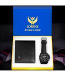 Lorenz Black PU Analog Men's Watch