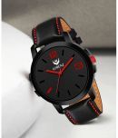 Lorenz Black PU Analog Men's Watch