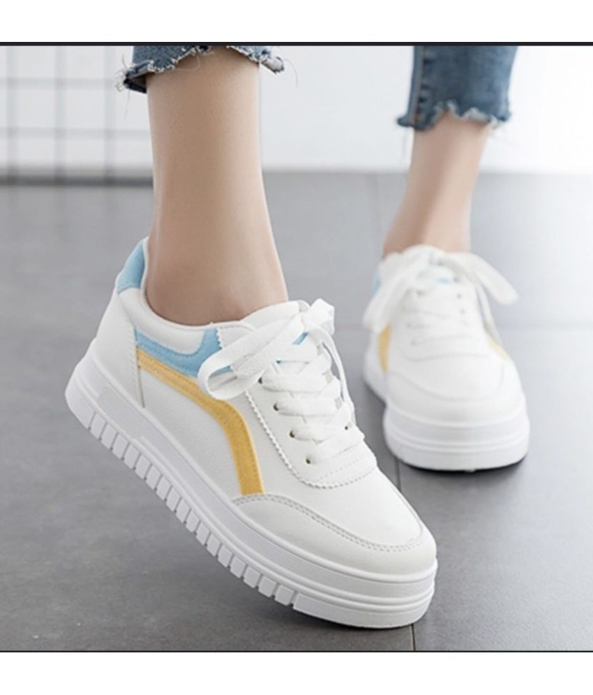     			ADRINT. Yellow Women's Sneakers