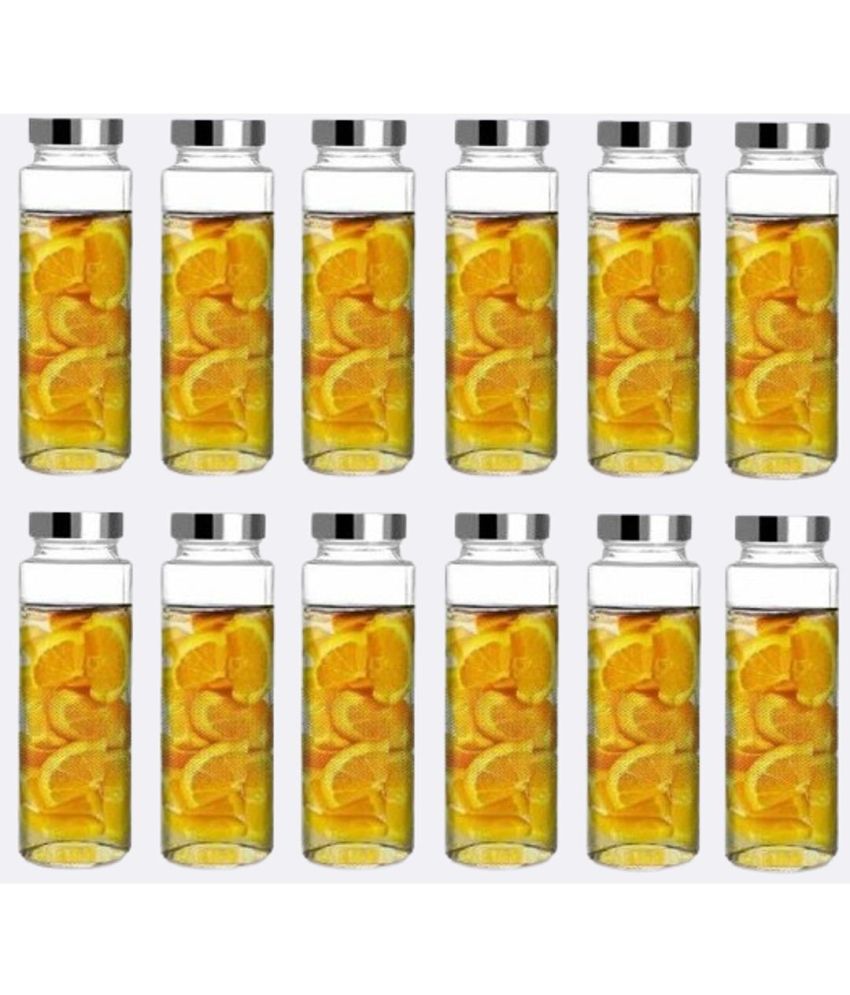     			AFAST Glass Container Jar Glass Nude Utility Container ( Set of 12 )