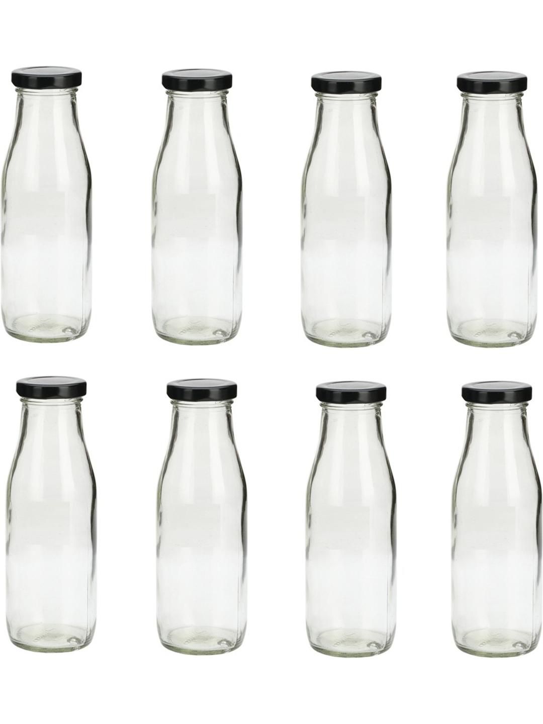     			AFAST Multipurpose Bottle Glass Transparent Utility Container ( Set of 8 )