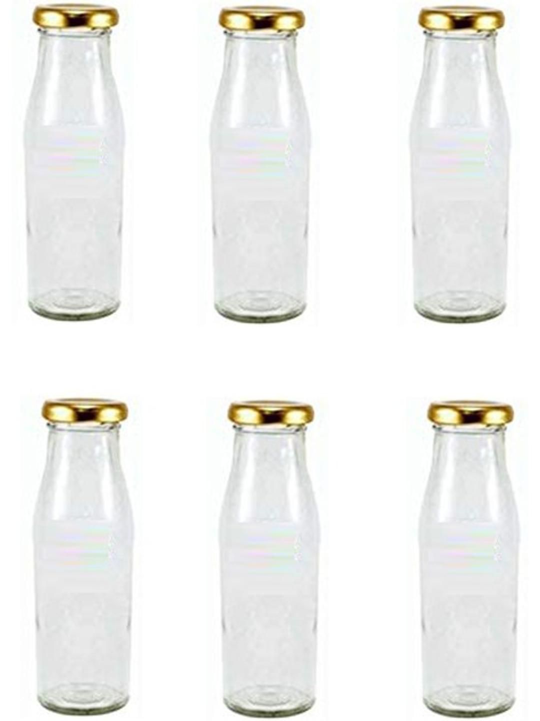     			AFAST Multipurpose Bottle Glass Transparent Utility Container ( Set of 6 )