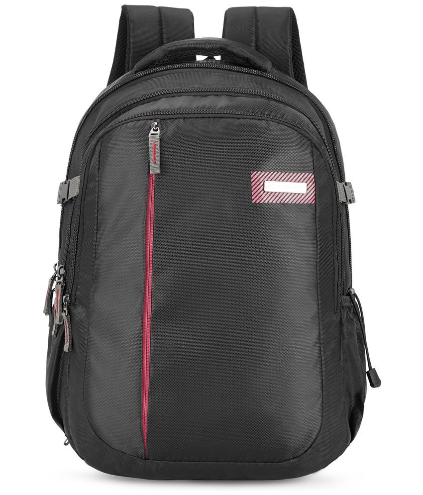     			Aristocrat Black Polyester Backpack ( 25 Ltrs )