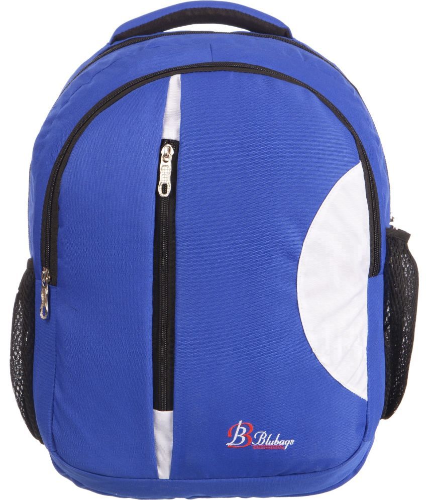     			Blubags Blue Polyester Backpack ( 30 Ltrs )