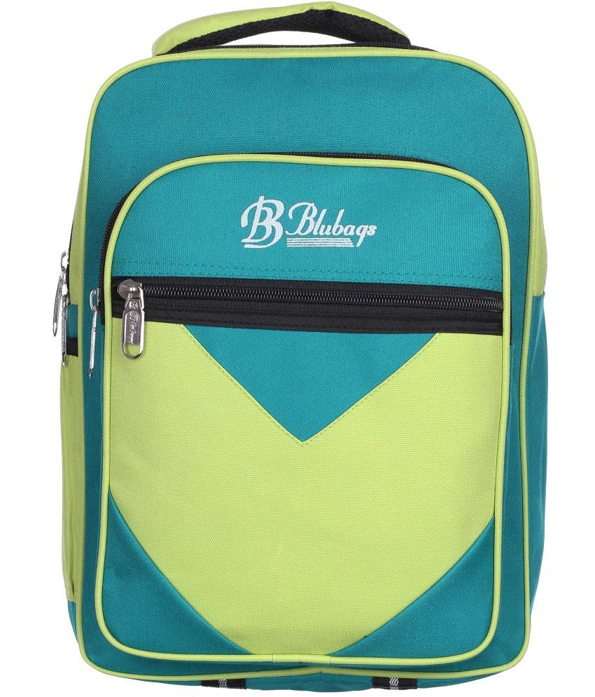     			Blubags Light Green Polyester Backpack ( 20 Ltrs )