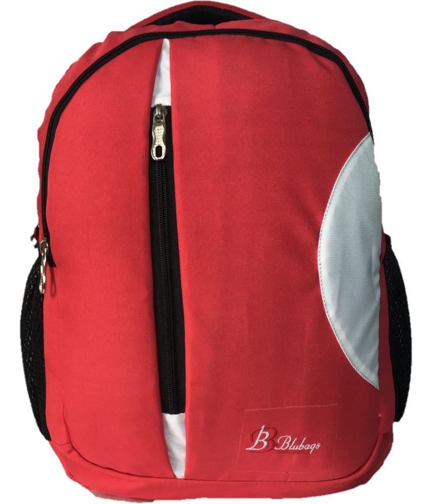     			Blubags Red Polyester Backpack ( 36 Ltrs )