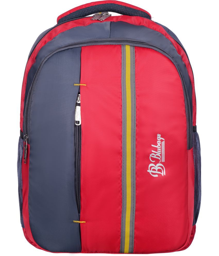    			Blubags Red Polyester Backpack ( 40 Ltrs )