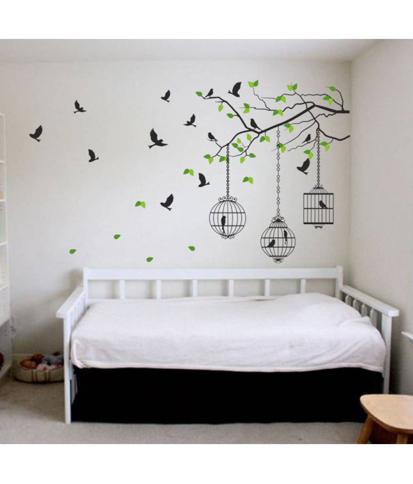     			INKEDIFY Wall Sticker Birds ( 75 x 130 cms )