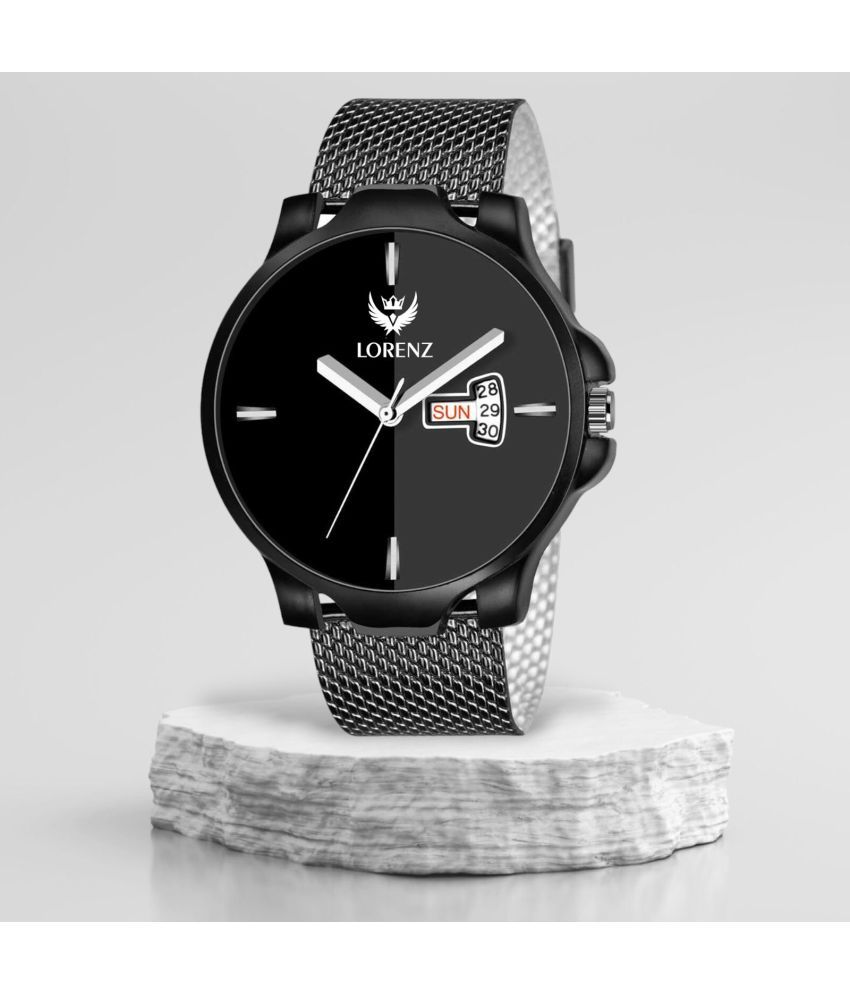     			Lorenz Black Silicon Analog Men's Watch