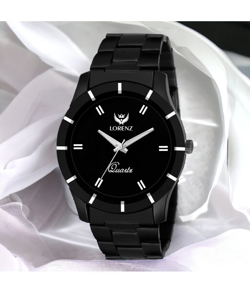     			Lorenz Black Stainless Steel Analog Men's Watch