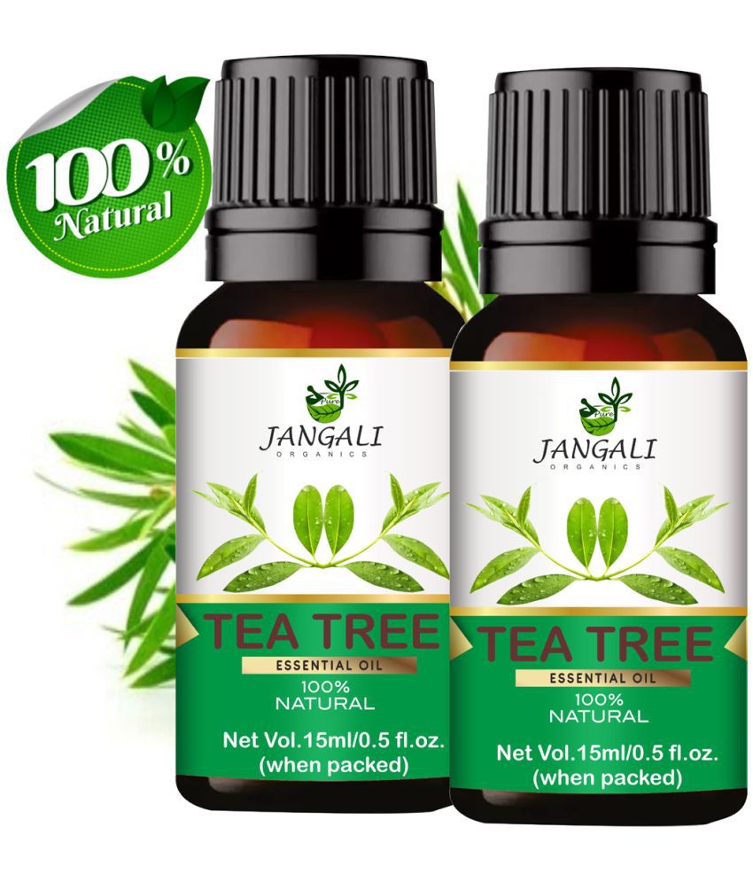     			Pure Jangali Organics Tea Tree Essential Oil 30 mL ( Pack of 2 )