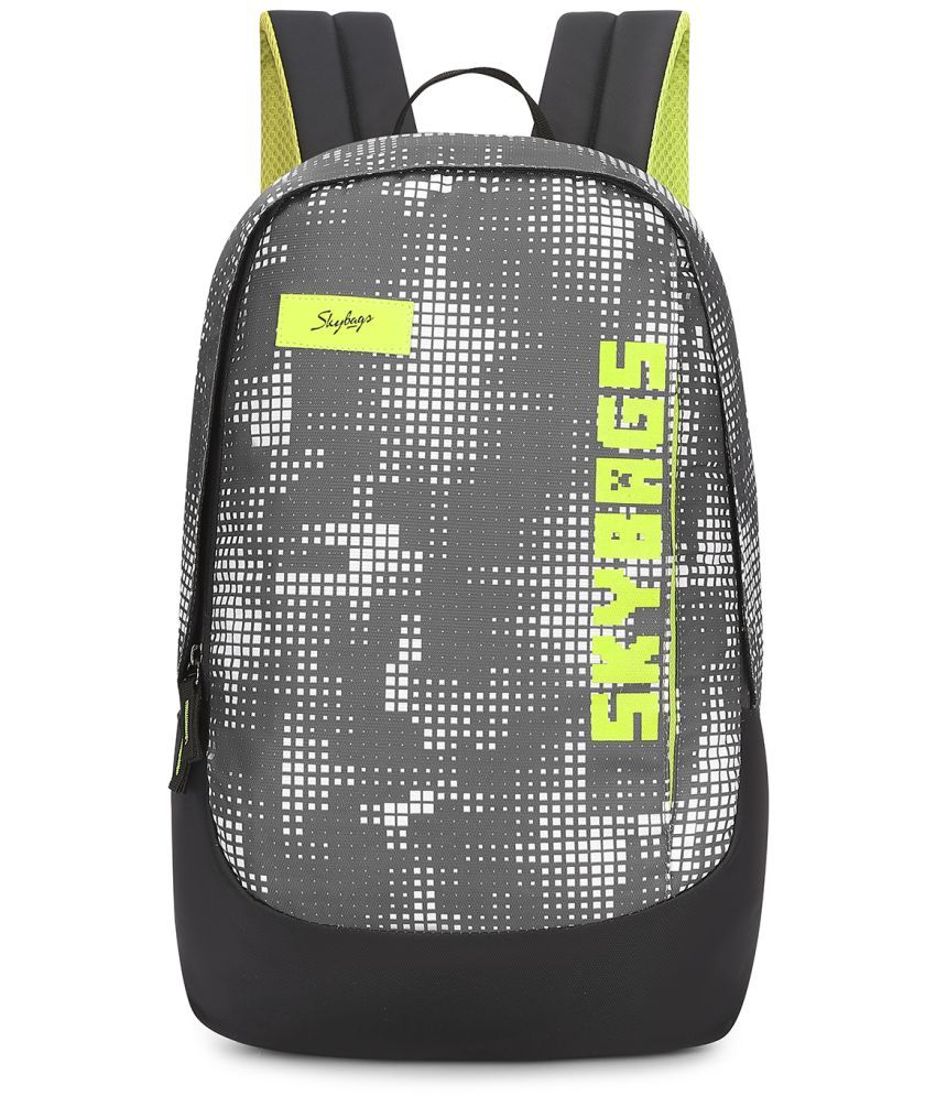     			Skybags Black Polyester Backpack ( 20 Ltrs )