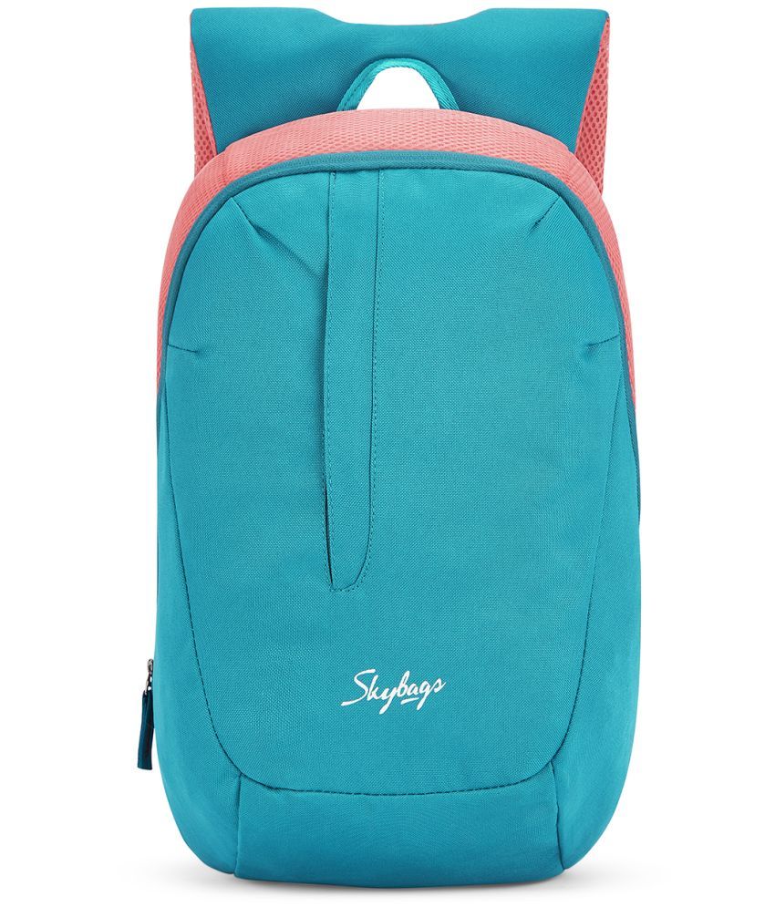     			Skybags Blue Polyester Backpack ( 15 Ltrs )