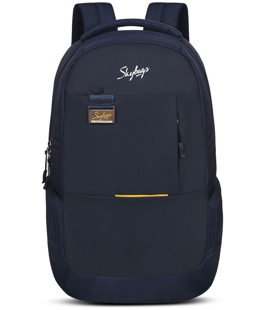     			Skybags Blue Polyester Backpack ( 25 Ltrs )