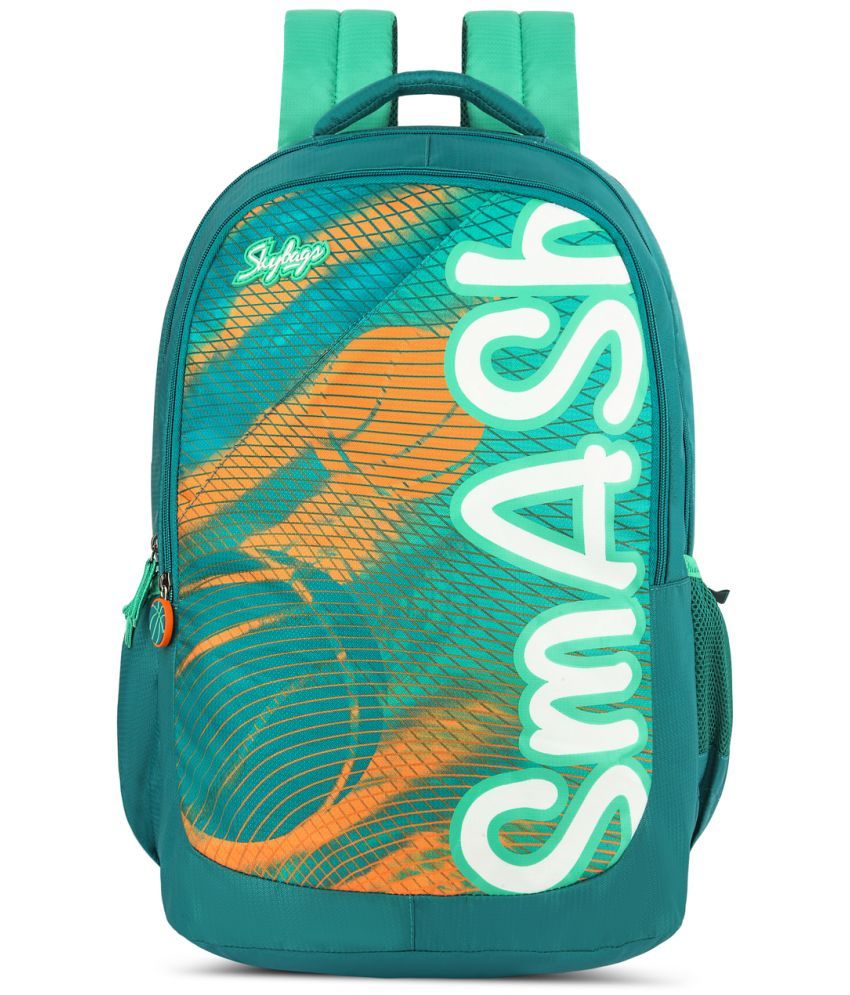     			Skybags Green Polyester Backpack ( 30 Ltrs )