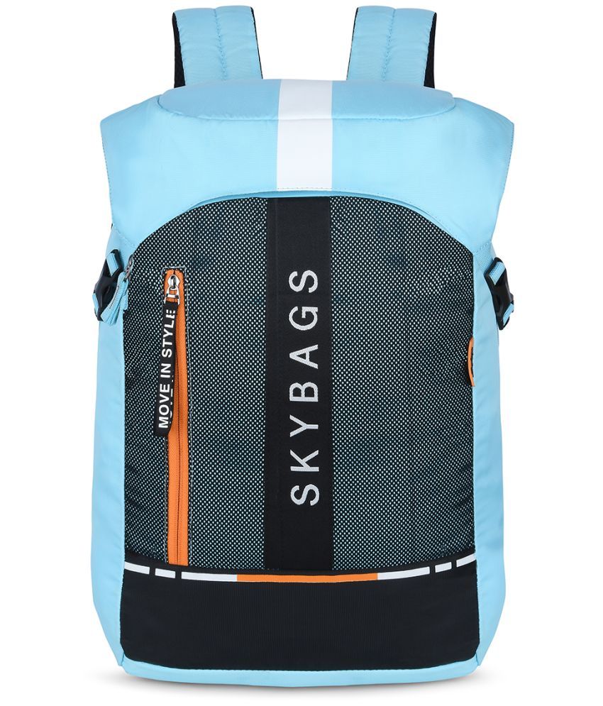     			Skybags Teal Polyester Backpack ( 25 Ltrs )