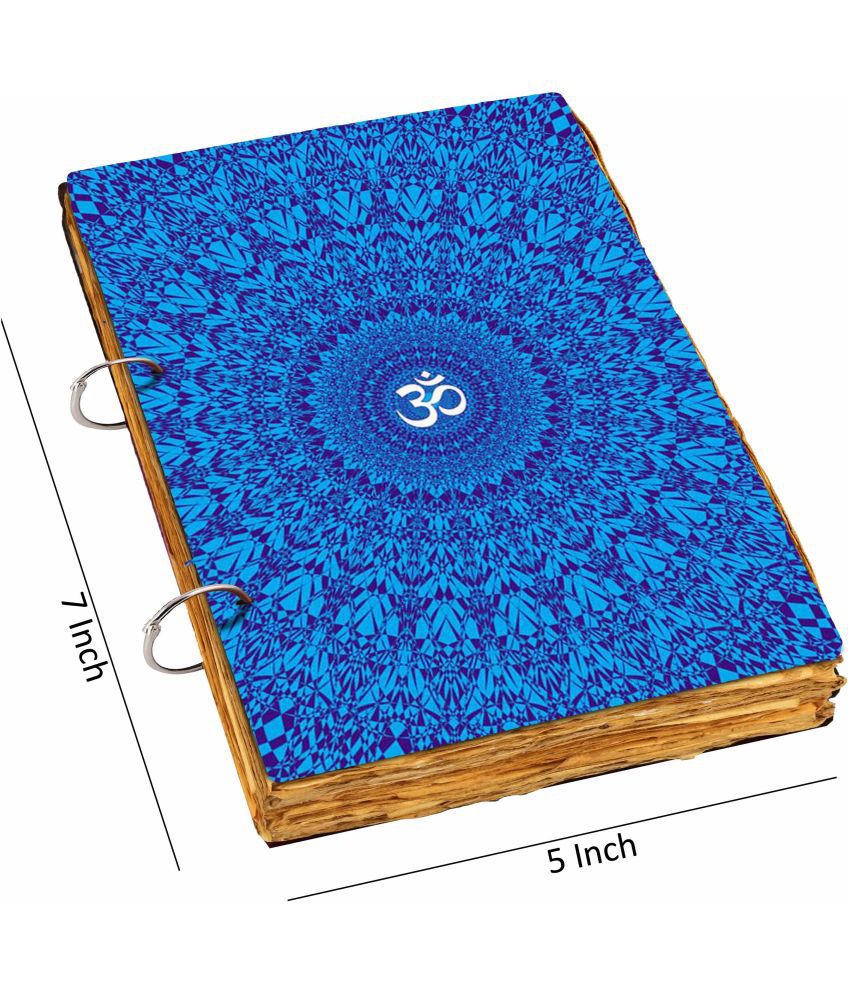     			DI-KRAFT Designer UV print wooden diary with vintage paper 5*7 inches A5,100 paper-x8 A5 Journal Unruled 100 Pages (multicolor08)